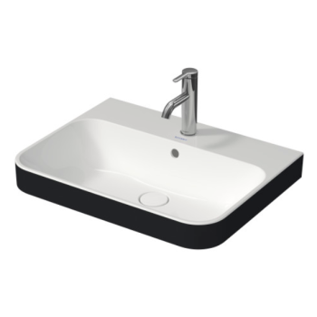 - DURAVIT Happy D.2 Plus umywalka stawiana 60x46 cm, kolor wnętrza biały, kolor zewnętrzny antracyt mat 2360606100 - 2360606100 - Łazienki Szydłowski