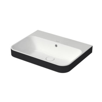 - DURAVIT Happy D.2 Plus umywalka stawiana 60x46 cm kolor wnętrza biały kolor zewnętrzny antracyt mat 2360606160 - 2360606160 - Łazienki Szydłowski