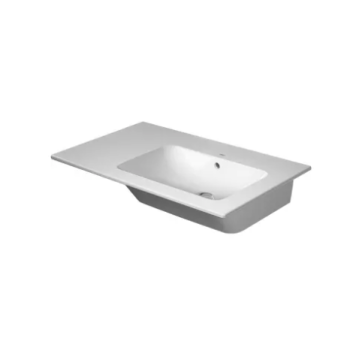  - DURAVIT Me by Starck umywalka meblowa asymetryczna 83x49 cm biały połysk 2346830060 - 2346830060 - Łazienki Szydłowski