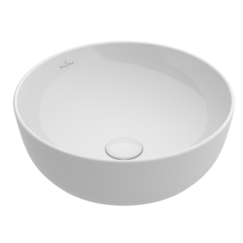 - VILLEROY & BOCH Artis Umywalka stojąca na blacie 43 cm biały mat z powłoką CeramicPlus 417943RW - 417943RW - Łazienki Szydłowski