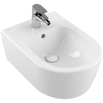 - VILLEROY&BOCH Avento bidet wiszący 53 x 37 cm biały mat CeramicPlus 540500RW - 540500RW - Łazienki Szydłowski