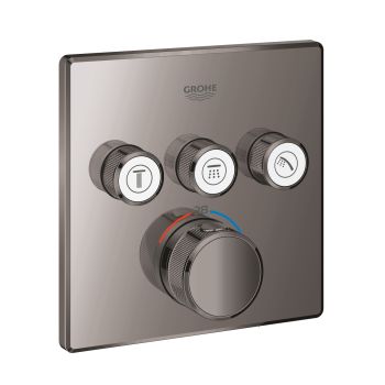  - GROHE-SmartControl Bateria termostatyczna do obsługi trzech wyjść wody grafit 29126A00 - 29126A00 - Łazienki Szydłowski