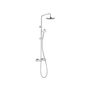  - KLUDI LOGO DUAL SHOWER SYSTEM natryskowy z termostatem chrom 680940500 - 6809405-00 - Łazienki Szydłowski