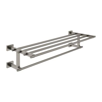 - GROHE-ESSENTIALS CUBE półka 60 cm brushed hard graphite 40512AL1 - 40512AL1 - Łazienki Szydłowski