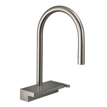 - HANSGROHE Aquno Select bateria kuchenna kolor stal nierdzewna 73831800 - 73831800 - Łazienki Szydłowski