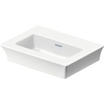 - DURAVIT White Tulip umywalka mała meblowa 45x33 cm bez otworu pod baterię biały połysk 0737450070 - 0737450070 - Łazienki Szydłowski