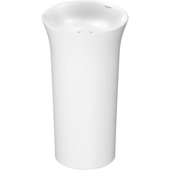 - DURAVIT White Tulip Umywalka wolnostojąca średnica 50 cm biały połysk 2703500070 - 2703500070 - Łazienki Szydłowski