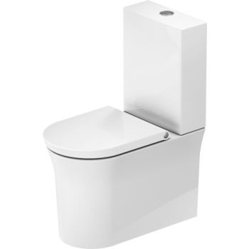 - DURAVIT White Tulip Miska toaletowa stojąca Rimless 37x65 cm biały polysk 2197092000 - 2197092000 - Łazienki Szydłowski