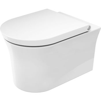 - DURAVIT White Tulip Miska toaletowa wisząca Hygiene Flush 37x54 cm biały połysk 2576092000 - 2576092000 - Łazienki Szydłowski