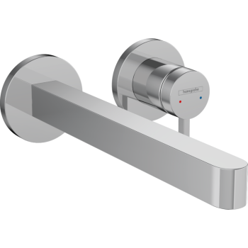  - HANSGROHE Finoris bateria umywalkowa ścienna wylewka 22,8 cm chrom 76050000 - 76050000 - Łazienki Szydłowski
