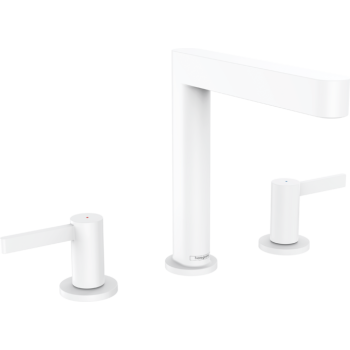  - HANSGROHE Finoris 3-otworowa bateria umywalkowa biały mat 76034700 - 76034700 - Łazienki Szydłowski