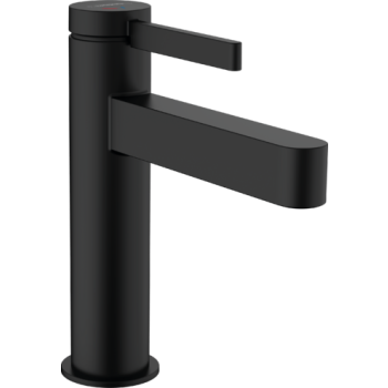 - HANSGROHE Finoris bateria umywalkowa z EcoSmart, z zamykanym zaworem odpływowym push-open, czarny mat 76024670 - 76024670 - Łazienki Szydłowski