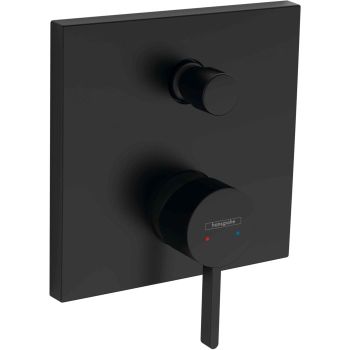- HANSGROHE Finoris bateria wannowa czarny mat 76415670 - 76415670 - Łazienki Szydłowski