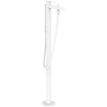 - HANSGROHE Finoris bateria wannowa wolnostojąca biały mat 76445700 - 76445700 - Łazienki Szydłowski