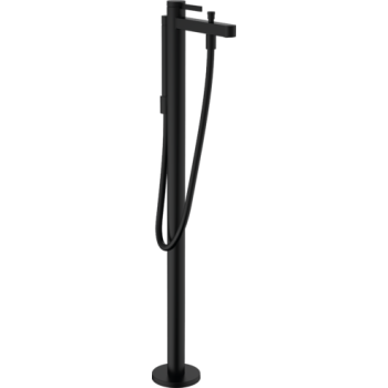 - HANSGROHE Finoris bateria wannowa wolnostojąca czarny mat 76445670 - 76445670 - Łazienki Szydłowski