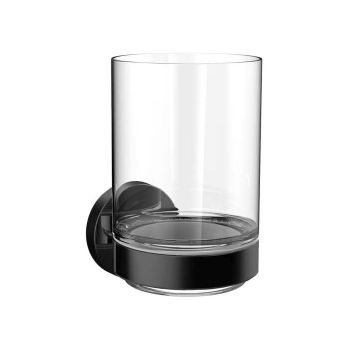  - EMCO ROUND Szklanka z uchwytem czarny mat 432013300 - 432013300 - Łazienki Szydłowski