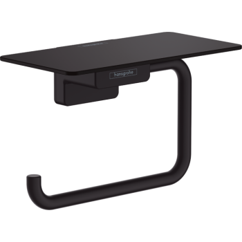 - HANSGROHE AddStoris Uchwyt na papier toaletowy z półką czarny mat 41772670 - 41772670 - Łazienki Szydłowski