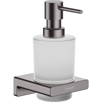 - HANSGROHE AddStoris Dozownik do mydła czarny chrom szczotkowany 41745340 - 41745340 - Łazienki Szydłowski