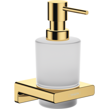- HANSGROHE AddStoris Dozownik do mydła złoty optyczny polerowany 41745990 - 41745990 - Łazienki Szydłowski