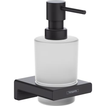 - HANSGROHE AddStoris Dozownik do mydła czarny mat 41745670 - 41745670 - Łazienki Szydłowski
