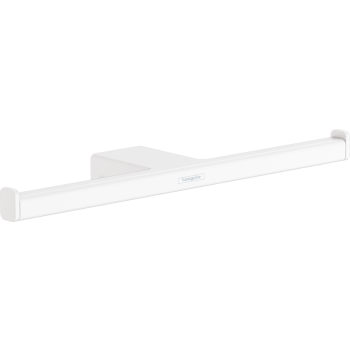  - HANSGROHE AddStoris Uchwyt na dwie rolki papieru toaletowego biały mat 41748700 - 41748700 - Łazienki Szydłowski