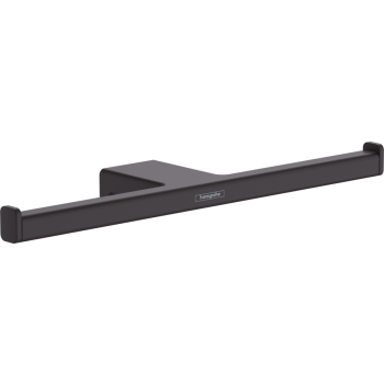 - HANSGROHE AddStoris Uchwyt na dwie rolki papieru toaletowego czarny mat 41748670 - 41748670 - Łazienki Szydłowski