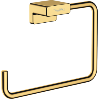 - HANSGROHE AddStoris Wieszak na ręcznik typu Ring złoty optyczny polerowany 41754990 - 41754990 - Łazienki Szydłowski