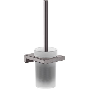 - HANSGROHE AddStoris Szczotka do WC z pojemnikiem czarny chrom szczotkowany 41752340 - 41752340 - Łazienki Szydłowski