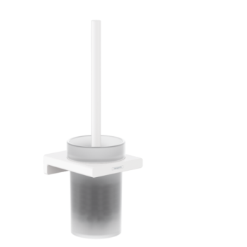  - HANSGROHE AddStoris Szczotka do WC z pojemnikiem biały mat 41752700 - 41752700 - Łazienki Szydłowski