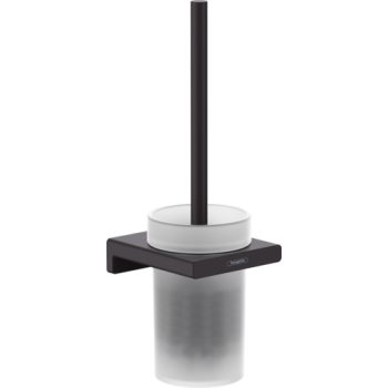 - HANSGROHE AddStoris Szczotka do WC z pojemnikiem czarny mat 41752670 - 41752670 - Łazienki Szydłowski