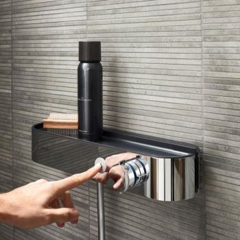 - HANSGROHE ShowerTablet Select Bateria termostatyczna prysznicowa chrom 24360000 - 24360000 - Łazienki Szydłowski