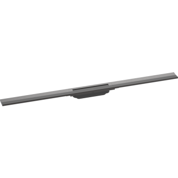 - HANSGROHE RainDrain Flex Element zewnętrzny odpływu 100 cm montaż w podłodze czarny chrom szczotkowany 56046340 - 56046340 - Łazienki Szydłowski