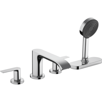 - HANSGROHE Vivenis 4-otworowa bateria na brzeg wanny z sBox chrom 75444000 - 75444000 - Łazienki Szydłowski