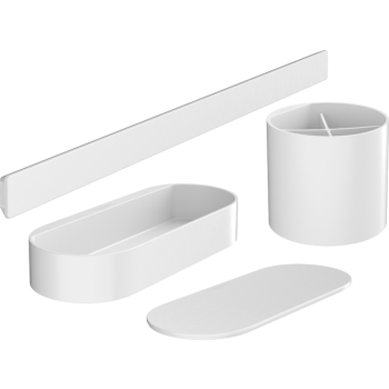 - HANSGROHE WallStoris Zestaw łazienkowy biały mat 27968700 - 27968700 - Łazienki Szydłowski