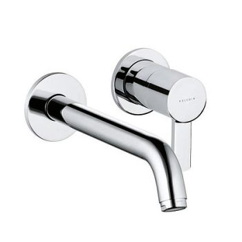  - KLUDI ZENTA Bateria ścienna z wylewką 22 cm chrom 382450575 - 382450575 - Łazienki Szydłowski