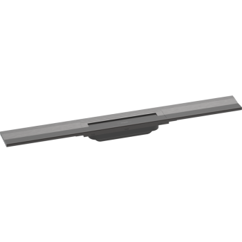 - HANSGROHE RainDrain Flex Element zewnętrzny odpływu 70 cm montaż przy ścianie czarny chrom szczotkowany 56050340 - 56050340 - Łazienki Szydłowski