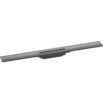 - HANSGROHE RainDrain Flex Element zewnętrzny odpływu 80 cm montaż przy ścianie czarny chrom szczotkowany 56051340 - 56051340 - Łazienki Szydłowski