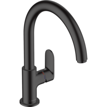 - HANSGROHE Vernis Blend Bateria kuchenna czarny mat 71870670 - 71870670 - Łazienki Szydłowski