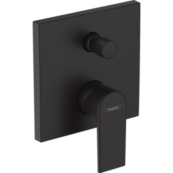 - HANSGROHE Vernis Shape Bateria wannowa czarny mat 71468670 - 71468670 - Łazienki Szydłowski
