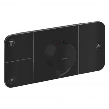 - Axor One - Osgerby Moduł z termostatem do 3 odbiorników czarny mat 45713670 - 45713670 - Łazienki Szydłowski