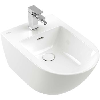 - Villeroy&Boch Subway 3.0 Bidet podwieszany 37,5 x 56cm biały 44700001 - 44700001 - Łazienki Szydłowski
