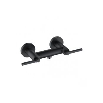  - KLUDI NOVA FONTE PURISTIC bateria natryskowa kolor czarny mat 207103915 - 207103915 - Łazienki Szydłowski