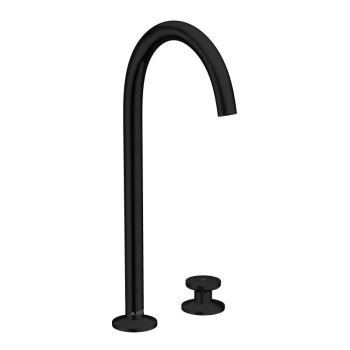 - AXOR One 2-otworowa bateria umywalkowa czarny mat 48060670 - 48060670 - Łazienki Szydłowski