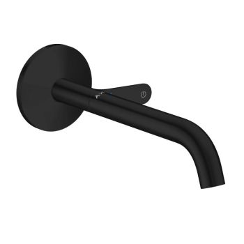- AXOR One Bateria umywalkowa z wylewką 22 cm czarny mat 48112670 - 48112670 - Łazienki Szydłowski