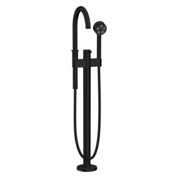 - AXOR One bateria wannowa wolnostojąca czarny mat 48440670 - 48440670 - Łazienki Szydłowski