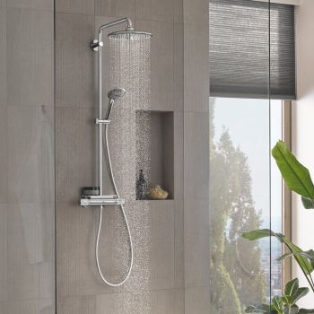  - GROHE-Vitalio Joy System 260 System prysznicowy z termostatem do montażu ściennego chrom 26403002 - 26403002 - Łazienki Szydłowski