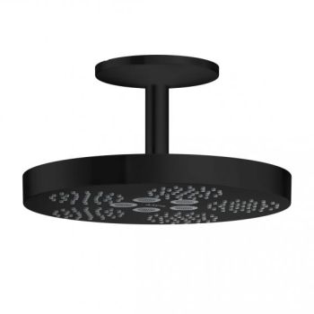 - Axor One deszczownica 28 cm z ramieniem czarny mat 48493670 - 48493670 - Łazienki Szydłowski