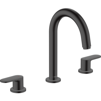 - HANSGROHE Vernis Blend Bateria umywalkowa 3-otworowa czarny mat 71553670 - 71553670 - Łazienki Szydłowski