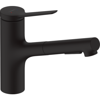  - HANSGROHE Zesis M33 bateria kuchenna czarny mat 74800670 - 74800670 - Łazienki Szydłowski
