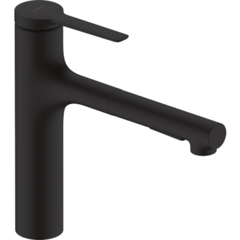  - HANSGROHE ZESIS M33 bateria kuchenna czarny mat 74801670 - 74801670 - Łazienki Szydłowski